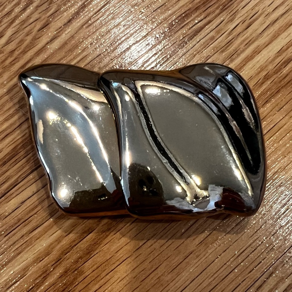 Vintage Revcor Gold-tone Statement Belt Buckle